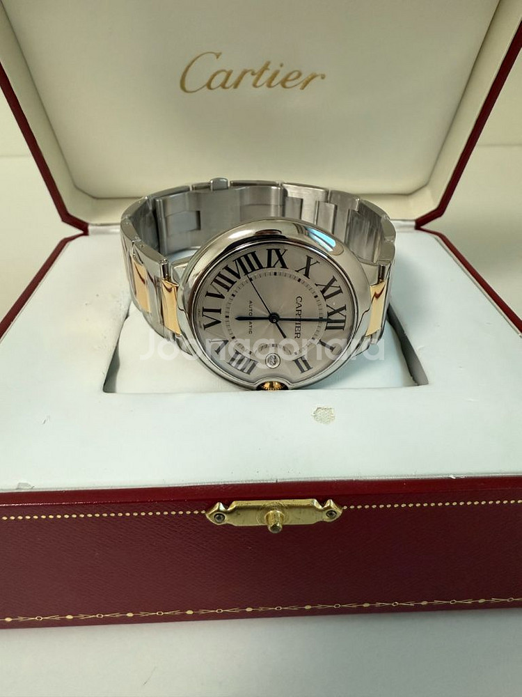 (교환가능)까르띠에 발롱블루 콤비 42mm 새상품급 팜--2