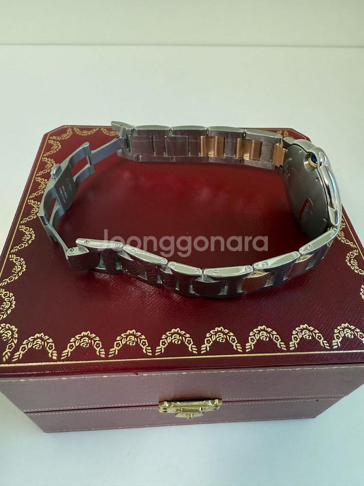 (교환가능)까르띠에 발롱블루 콤비 42mm 새상품급 팜--4