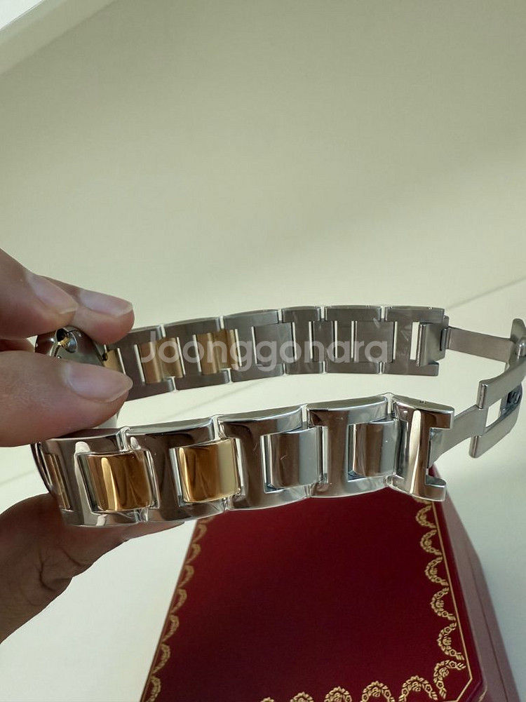 (교환가능)까르띠에 발롱블루 콤비 42mm 새상품급 팜--6