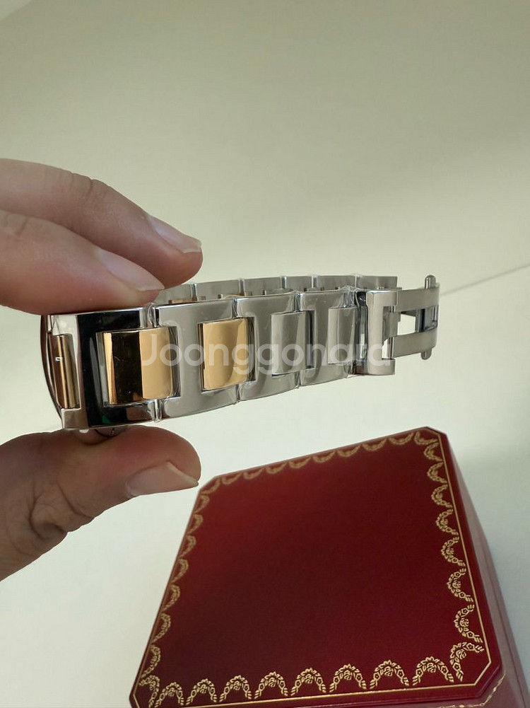 (교환가능)까르띠에 발롱블루 콤비 42mm 새상품급 팜--5