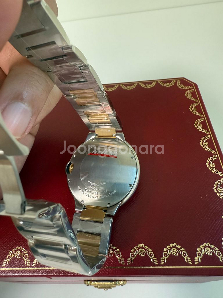 (교환가능)까르띠에 발롱블루 콤비 42mm 새상품급 팜--8