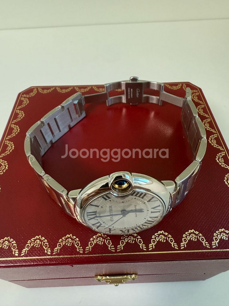 (교환가능)까르띠에 발롱블루 콤비 42mm 새상품급 팜--7