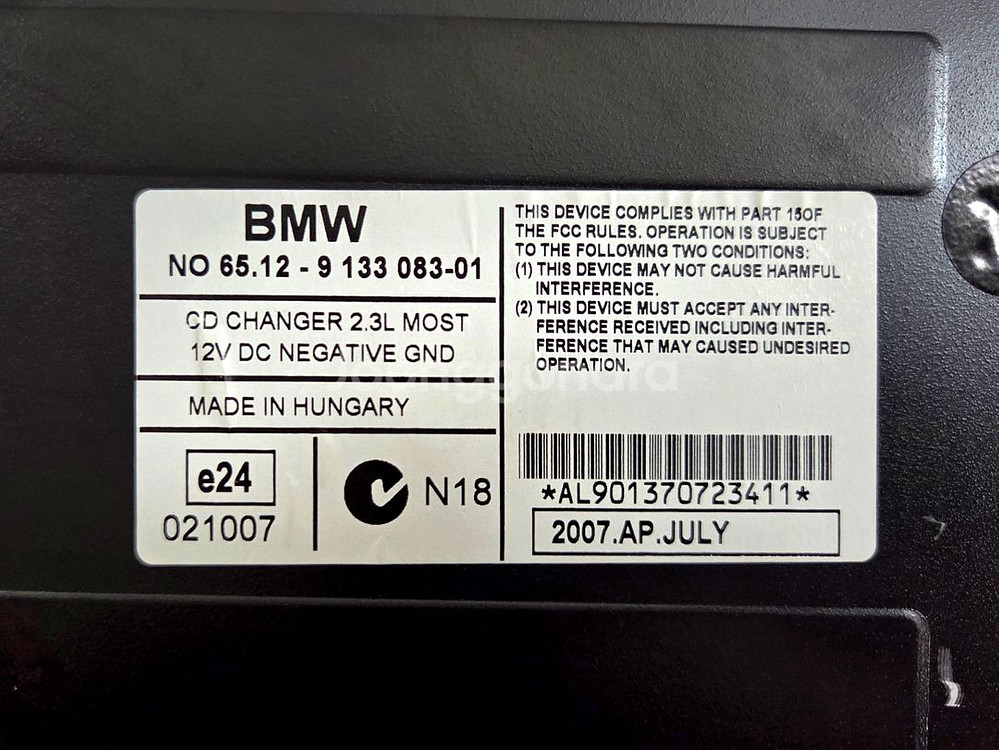 BMW E90 320i 시디체인져 CD체인저 팝니다--3