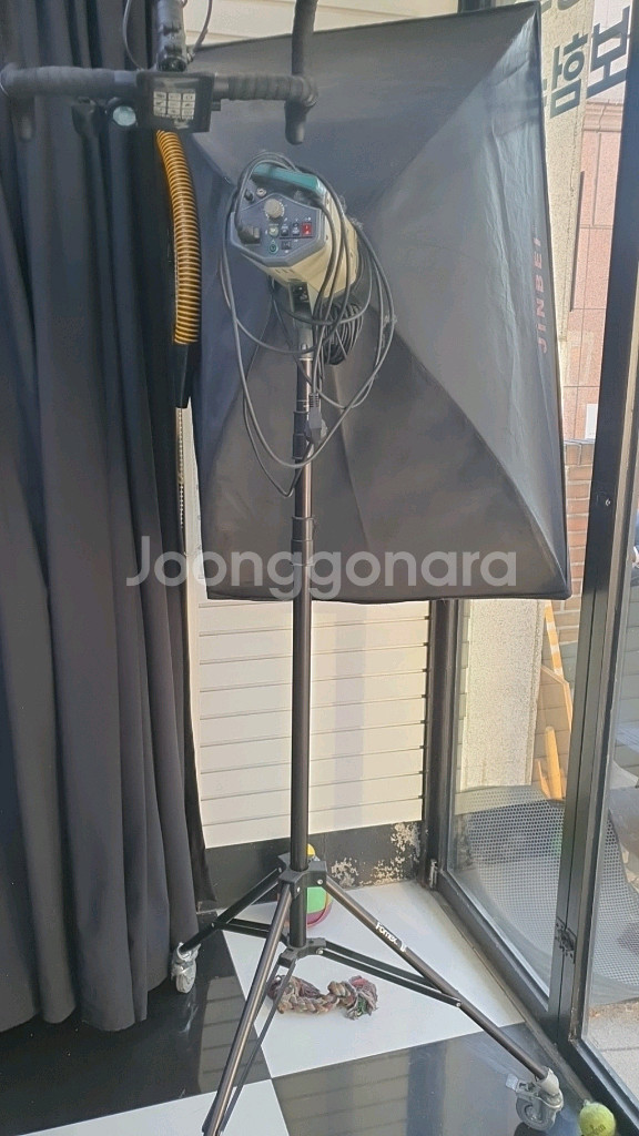 현대포맥스 사진촬영용 스트로보 2개--0