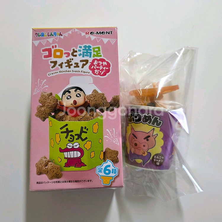 짱구 스낵 간식파티 리멘트 4번 부리부리 컵라면--0