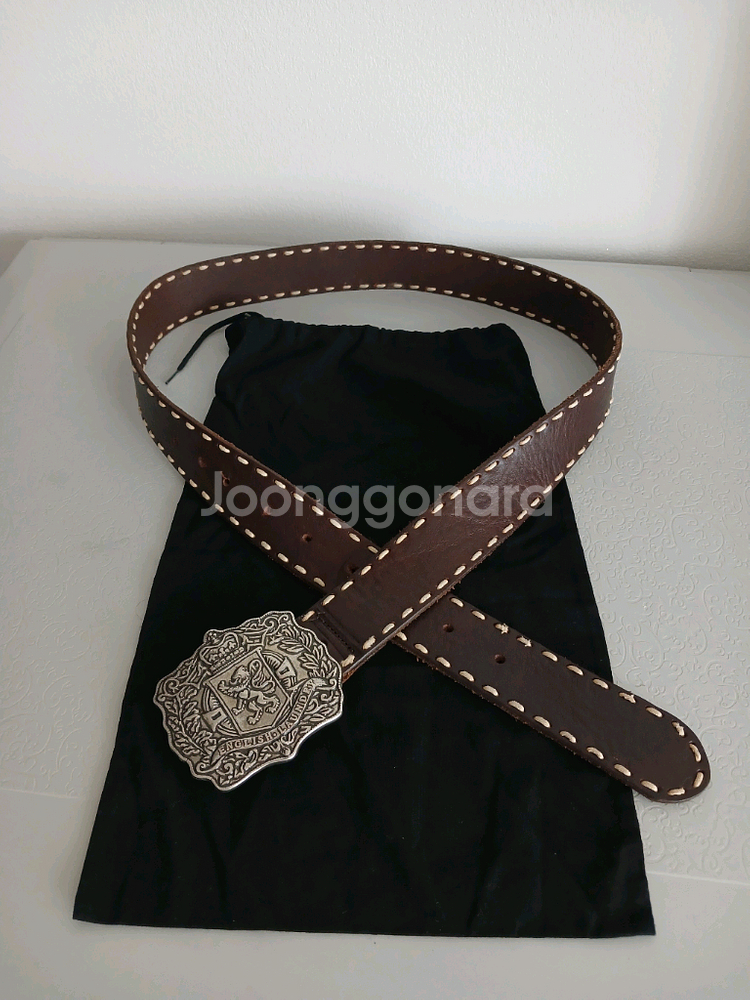 잉글리쉬 런드리 통가죽벨트--3