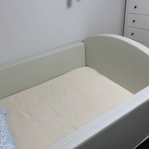 쥬다르 범퍼침대 밀크 점보사이즈 토퍼포함 신상 아기침대