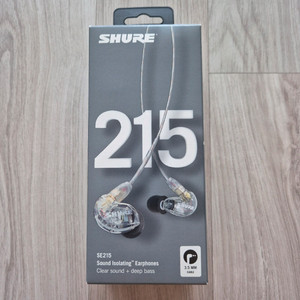 슈어 Shure SE 215 인이어 이어폰 풀박