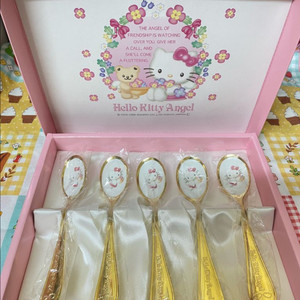 헬로키티 엔젤 스푼 세트 새상품