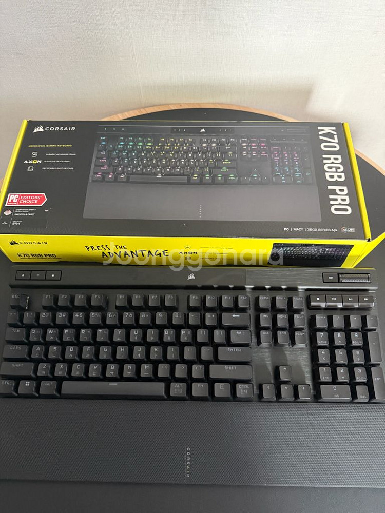 커세어 k70 RGB PRO 저소음 적축--0