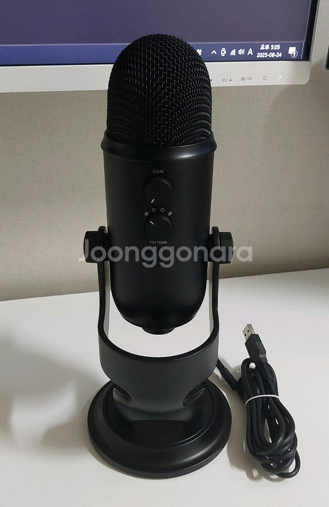 로지텍 블루예티 마이크 블랙--0