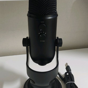 로지텍 블루예티 마이크 블랙