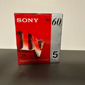미니DV 캠코더테이프 6mm DV60 5개 배송비포함