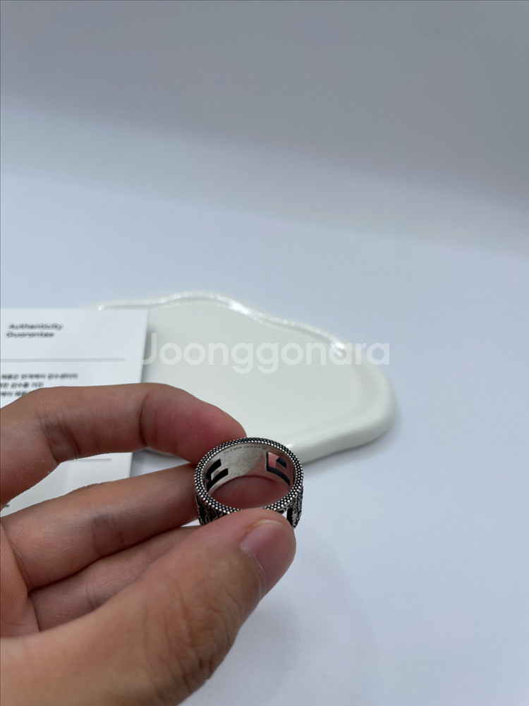구찌 반지 19호 스퀘어 링 551918--2