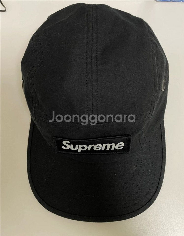 슈프림 캠프캡 블랙 25ss--0