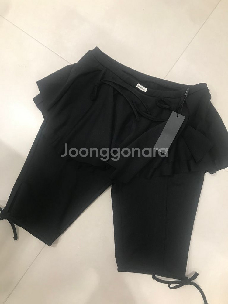 새상품) 쓰리타임즈 바이커 볼레로 베이글 스커트--3