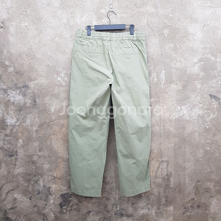 자라 카키 와이드 면 바지 M사이즈--1