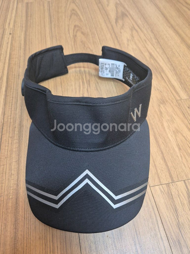 W.ANGLE 여성 골프 썬캡입니다.색상은 블랙이고,--0