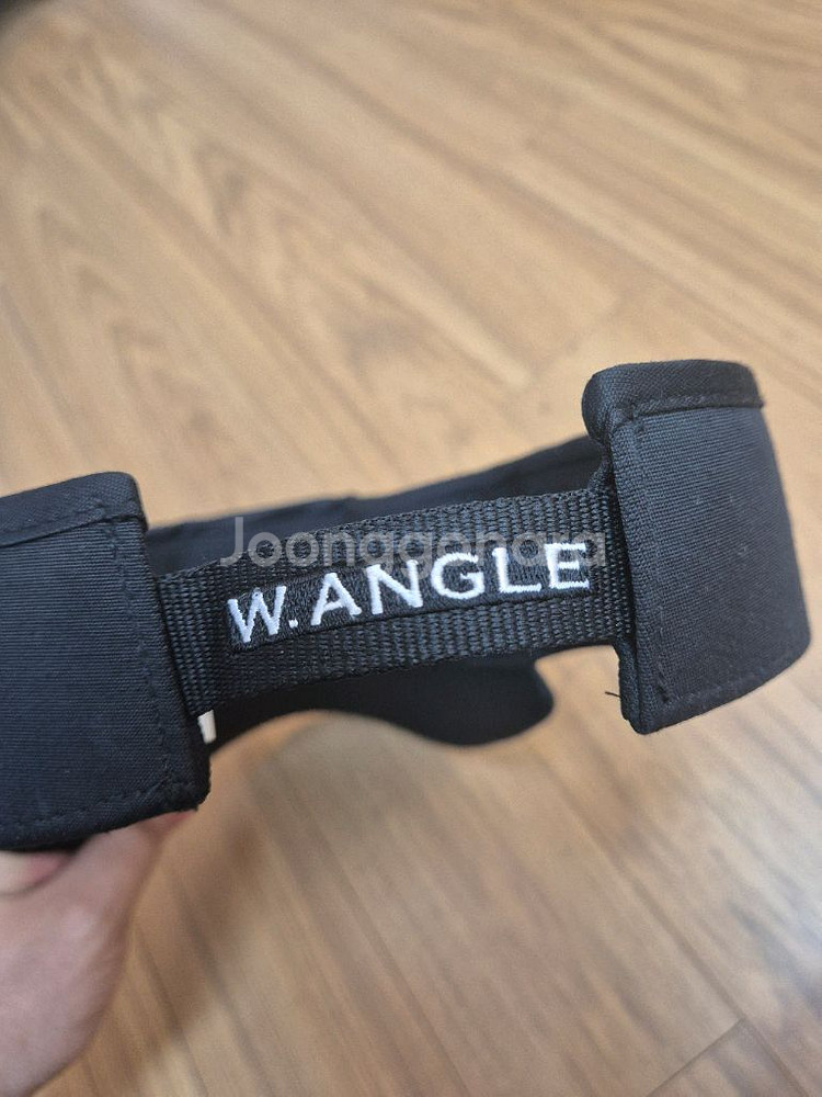 W.ANGLE 여성 골프 썬캡입니다.색상은 블랙이고,--2