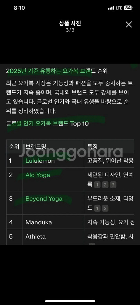 알로 ALO 요가 레깅스 사이즈S--3