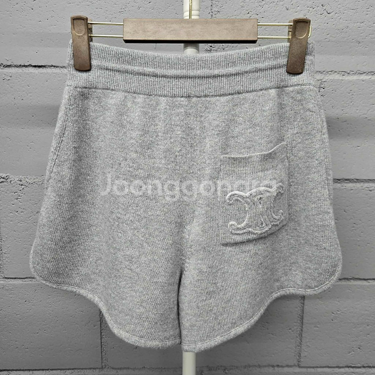 [XS사이즈]셀린느 트리옹프 캐시미어 반바지--0