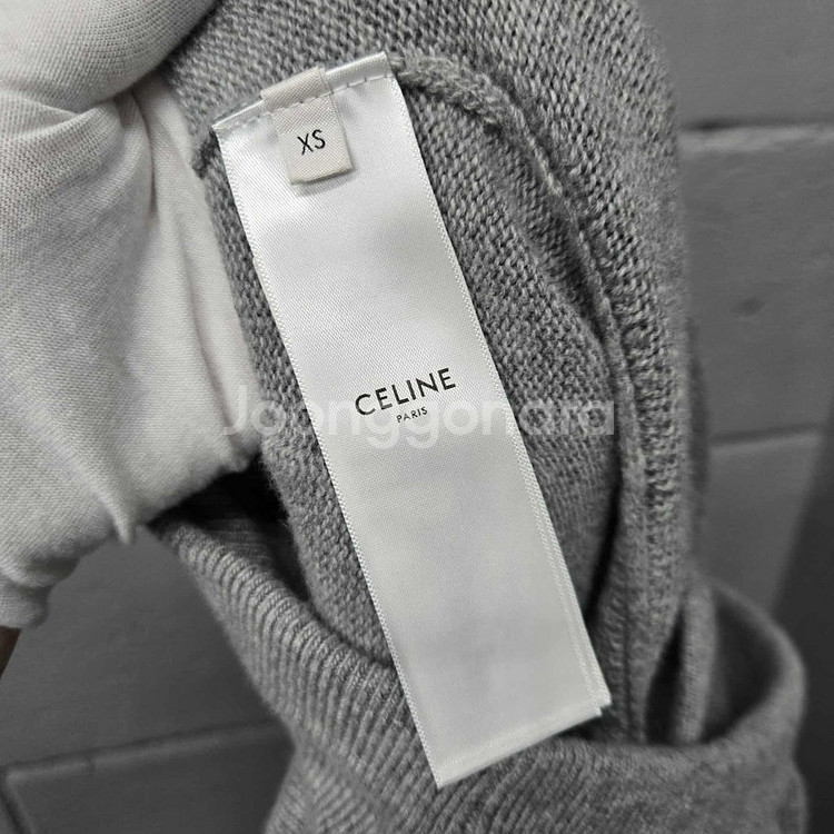 [XS사이즈]셀린느 트리옹프 캐시미어 반바지--3