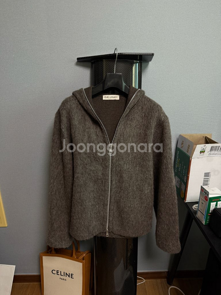 아워레가시 모헤어 후드집업 48사이즈 새상품--0