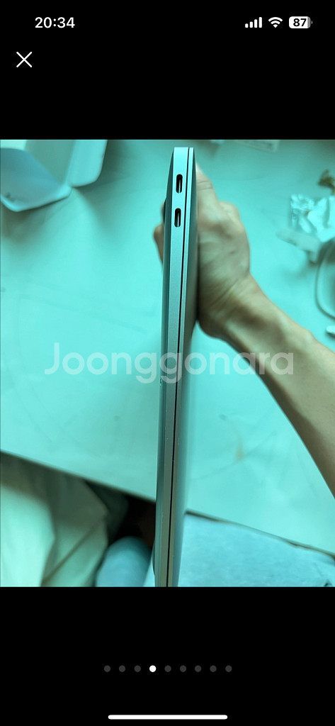 맥북에어 M1 16gb 576gb air--3