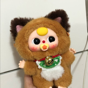 베이비쓰리 복고양이 인형키링