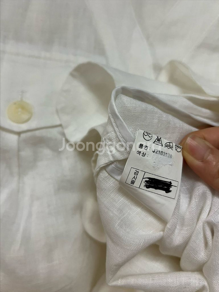 제평 죠슈아케이 루디아k케이 린넨100 반팔 셔츠 자켓--9