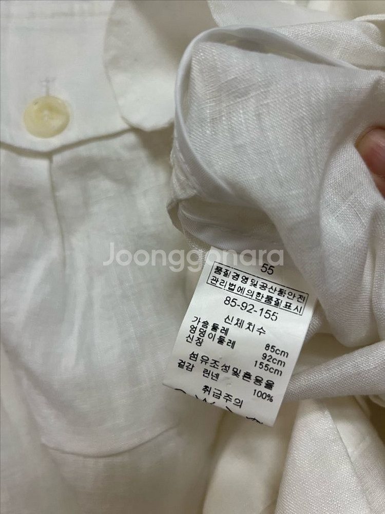 제평 죠슈아케이 루디아k케이 린넨100 반팔 셔츠 자켓--8