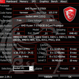 5700x3d b450 32g 튜닝램세트
