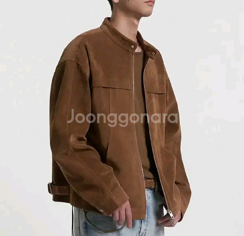 라퍼지스토어 스웨이드 바이커 자켓--0