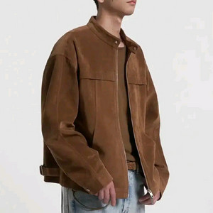 라퍼지스토어 스웨이드 바이커 자켓