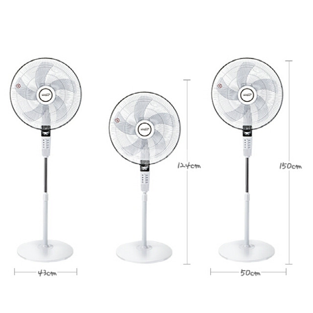 18형 화이트 특대형 스탠드 선풍기(영업용) 새제품--6