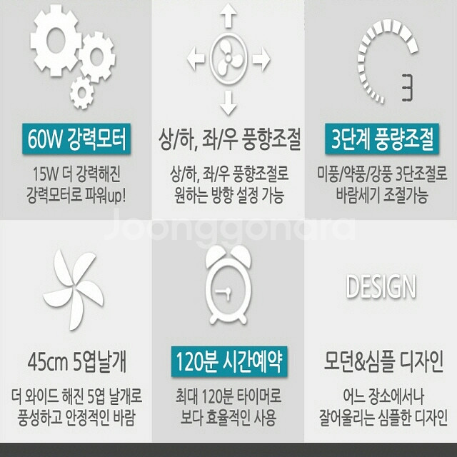 18형 화이트 특대형 스탠드 선풍기(영업용) 새제품--7