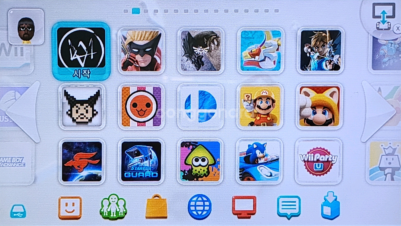 닌텐도 위유 wii u 메뉴 한글화 완료--3