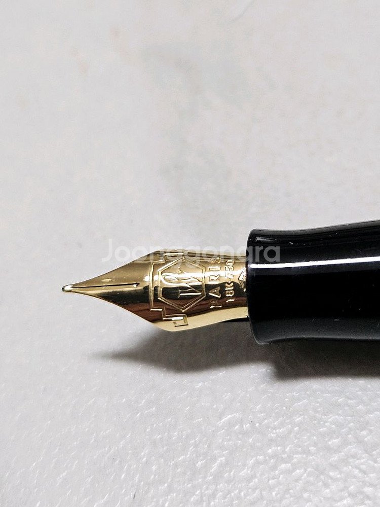 워터맨 찰스톤 블랙GT 18k F닙 만년필--2