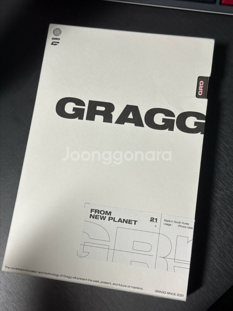 GRAGG 그래그 아이폰 14프로 리본케이스 블랙--0