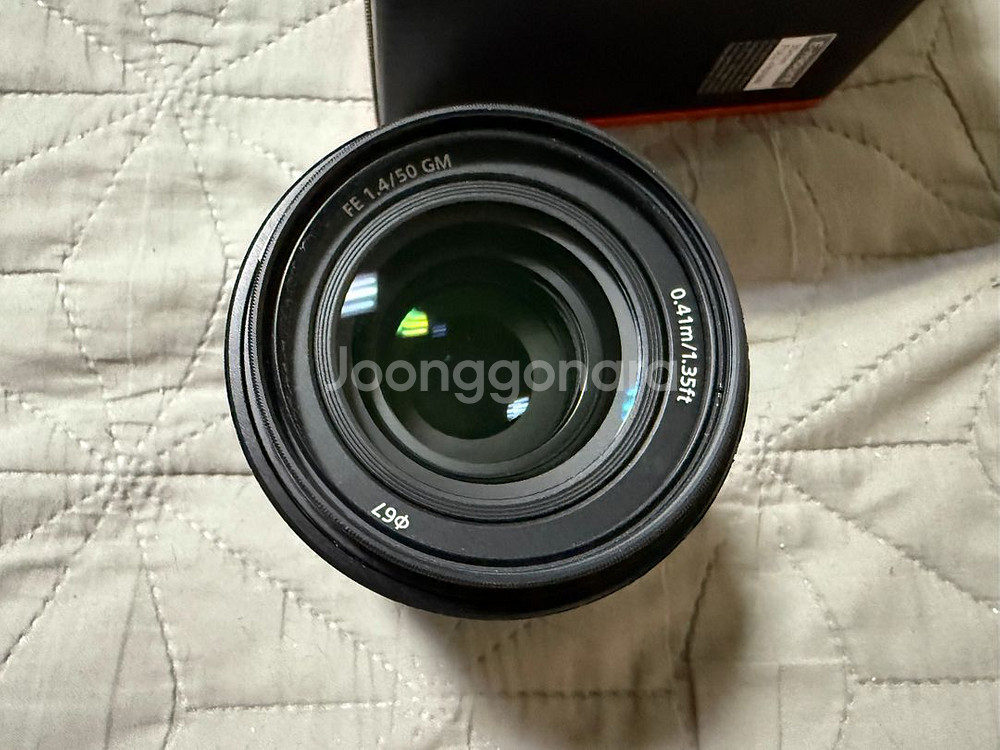 소니 50mm 1.4 gm 렌즈 팝니다--1