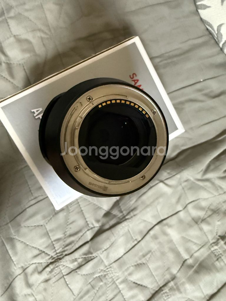 삼양 35mm 1.4 소니FE마운트 카메라 렌즈 팝니다--2