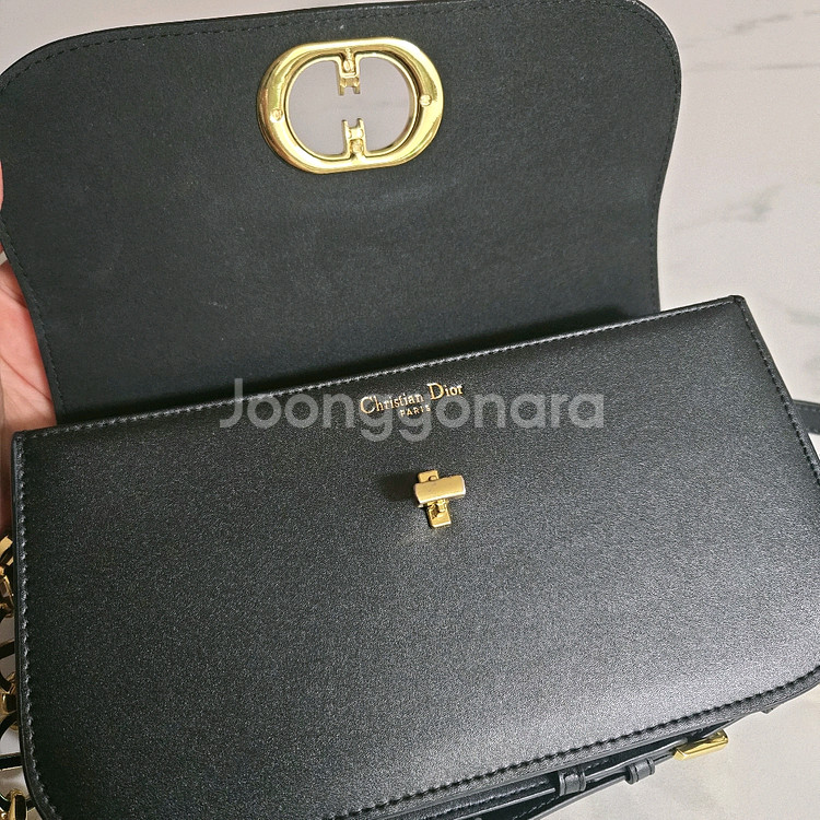 Dior 블랙 숄더백--3