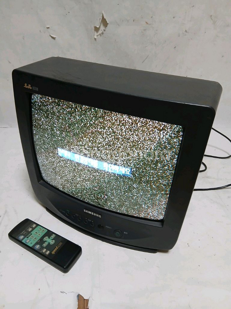 삼성 14인치 브라운관 tv 빈티지 텔레비젼--7