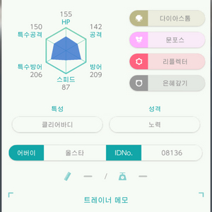 이로치 디안시/포켓몬/닌텐도 스위치