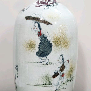 작가작품 도자기 화병.