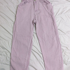 보세 연보라 하이웨이스트 일자바지 55