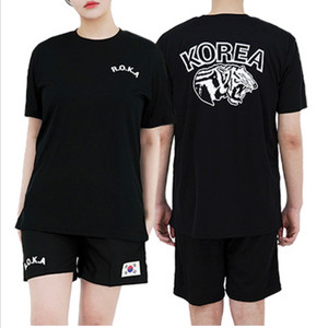 로카 100%한국 생산 ROKA 호랑이 반팔 티셔츠