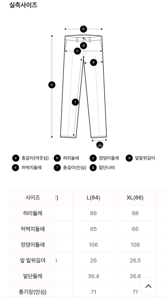 [새상품] 에디션 아위크 민트 바지 84 (33)--7