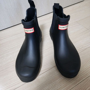 (정품) 헌터 첼시 부츠 39 레인부츠 무광블랙 (새제