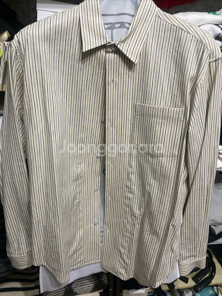 STU 스트라이프셔츠 블루 M--4